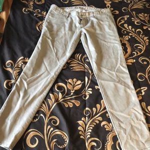 Express jeans. Gray w silver. Stretch size 12